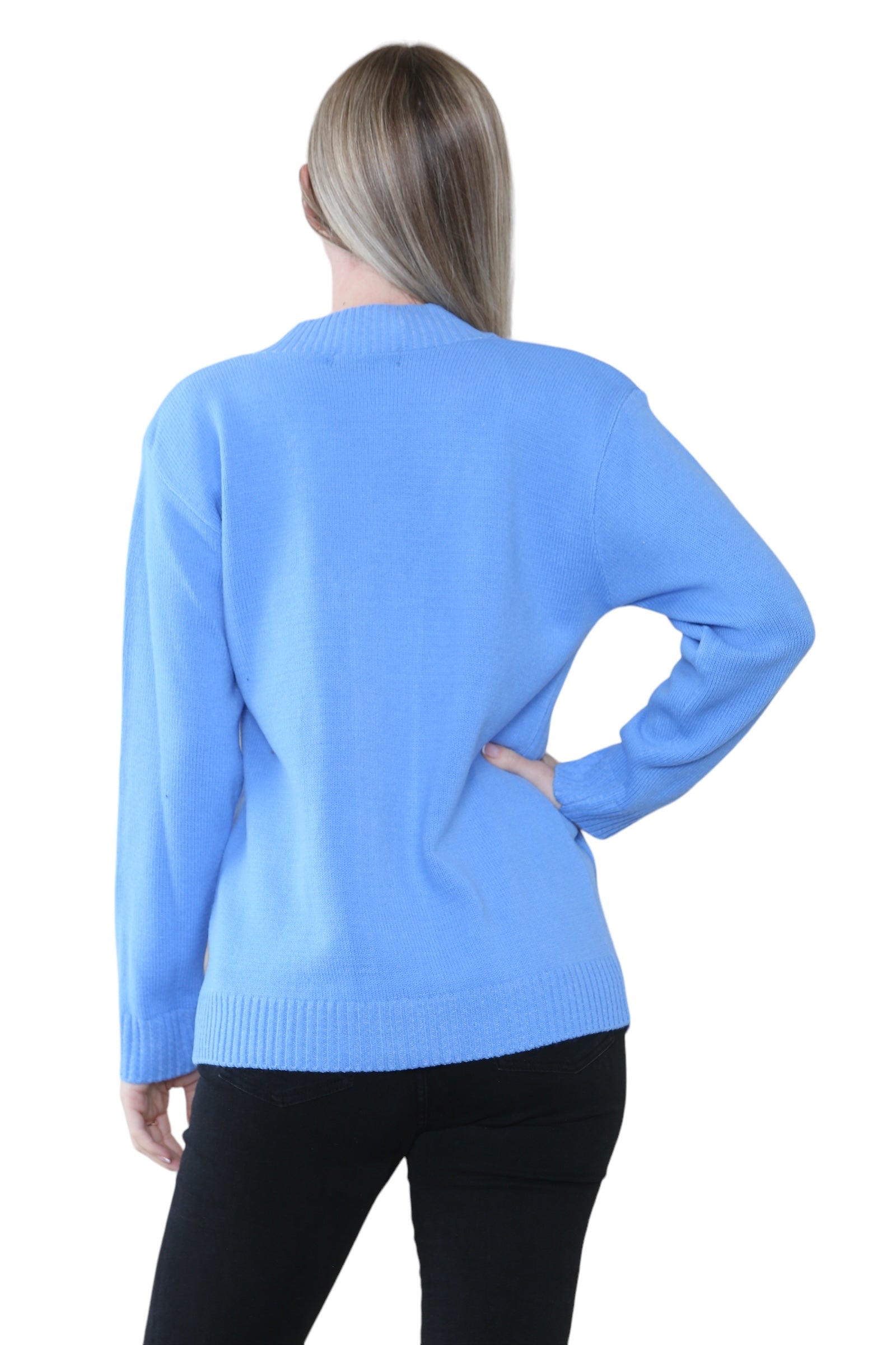 Women Knitted Plain Cardigan For Women  - Dropwear