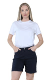 Black Women Button Shorts For Women 18 - Dropwear