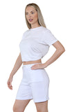 Royal Blue Women Button Shorts For Women 10 - Dropwear