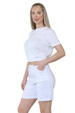 Royal Blue Women Button Shorts For Women 12 - Dropwear