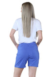White Women Button Shorts For Women 18 - Dropwear