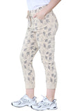 Stone Printed Magic Trousers 2 Side Pockets and Drawstring Stretchy Soft Casual Jogger Pants For Women 16 - Dropwear