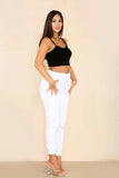 Stone Italian Glitter Drawstring Waistband Magic Pants For Women 14 - Dropwear