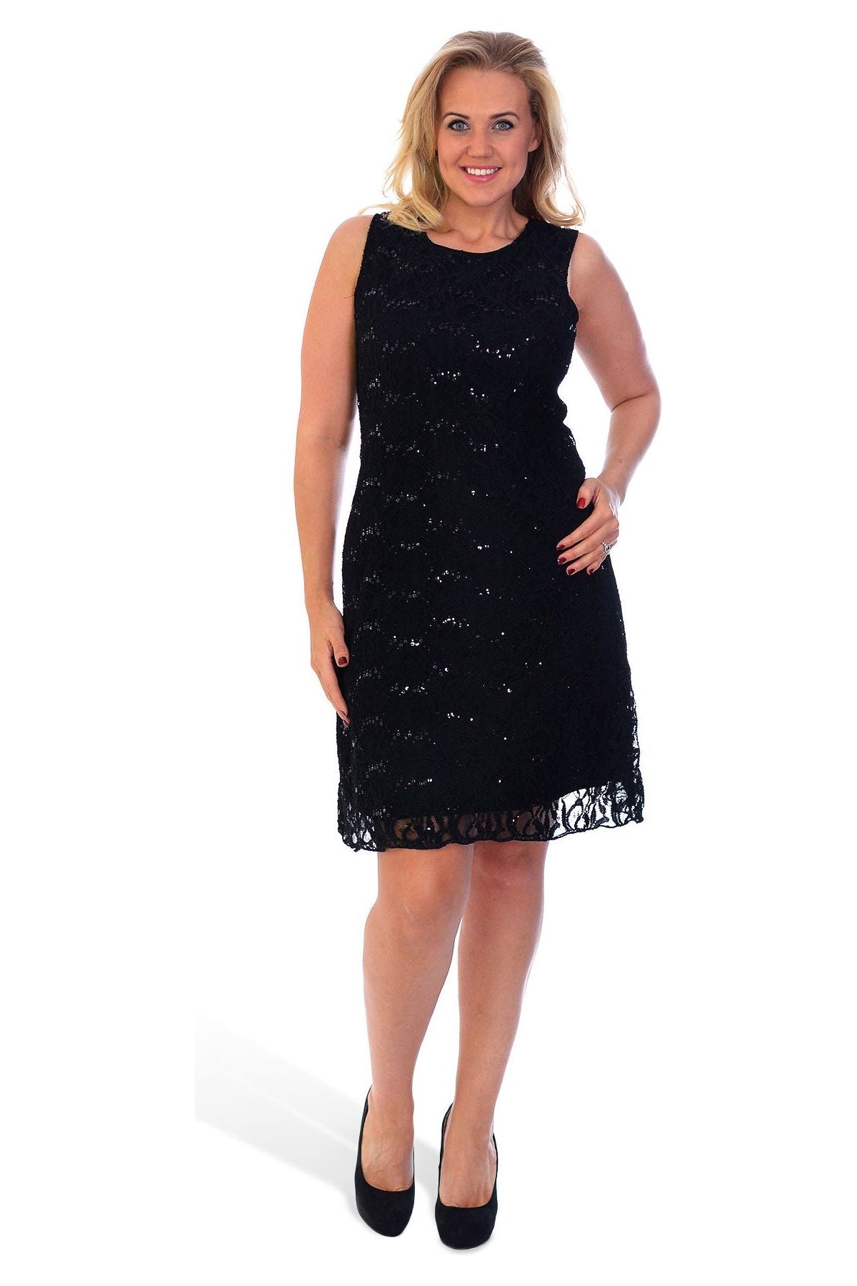 Cream Flapper Lace Dress For Women 12-14 - Dropwear