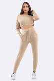 Charcoal Co-Ord 2 Piece Loungewear Suit Set For Women 8-10 - Dropwear