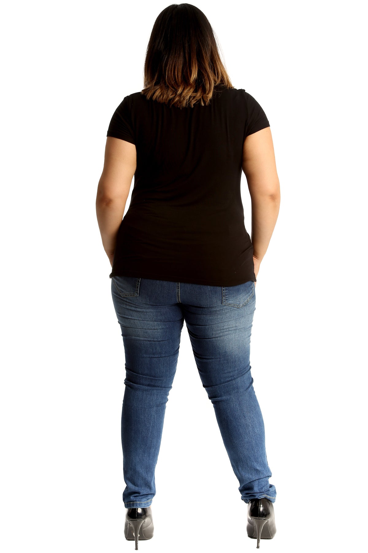 White Straight Leg Ripped Jeans For Women 22 - Dropwear