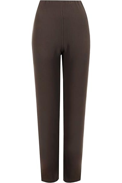 Straight Leg Stretch Ribbed Trouser For Women  - Dropwear