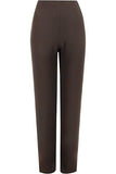 Straight Leg Stretch Ribbed Trouser For Women  - Dropwear
