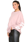 Camel Buffalo Slogan Print Oversized Jumper Dress For Women ONE SIZE UK FIT(10-18) - Dropwear