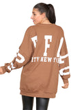 Buffalo Slogan Print Oversized Jumper Dress For Women  - Dropwear