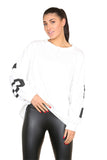 Buffalo Slogan Print Oversized Jumper Dress For Women  - Dropwear