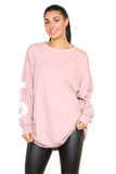 Black Buffalo Slogan Print Oversized Jumper Dress For Women ONE SIZE UK FIT(10-18) - Dropwear