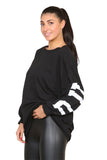 Buffalo Slogan Print Oversized Jumper Dress For Women  - Dropwear