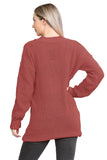 Purple Cable Knitted Button Cardigan For Women 12-14 - Dropwear