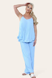 Camy Wild Style Pleated Trousers Set For Women  - Dropwear