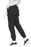 Cargo Pockets Pants Women High Waist Cropped Slim Fit Trouser For Women  - Dropwear