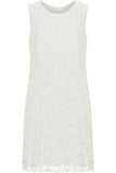 Floral Lace Sequin Ladies Sleeveless Party Dress For Women  - Dropwear
