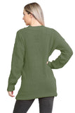 Cable Knitted Button Cardigan For Women  - Dropwear