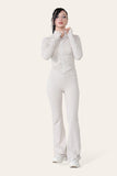 Baby Pink Fitted Active Yoga Lightweight Top Zip Up Workout Jacket For Women S/M - Dropwear
