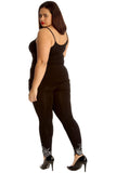 Sequin Stretch Leggings For Women  - Dropwear