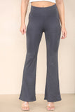 High Waisted Wide Leg Flared Palazzo Trousers For Women  - Dropwear