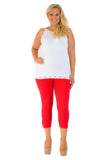 Green Plus Size 3/4 Butterfly Sequin Leggings For Women 24-26 - Dropwear