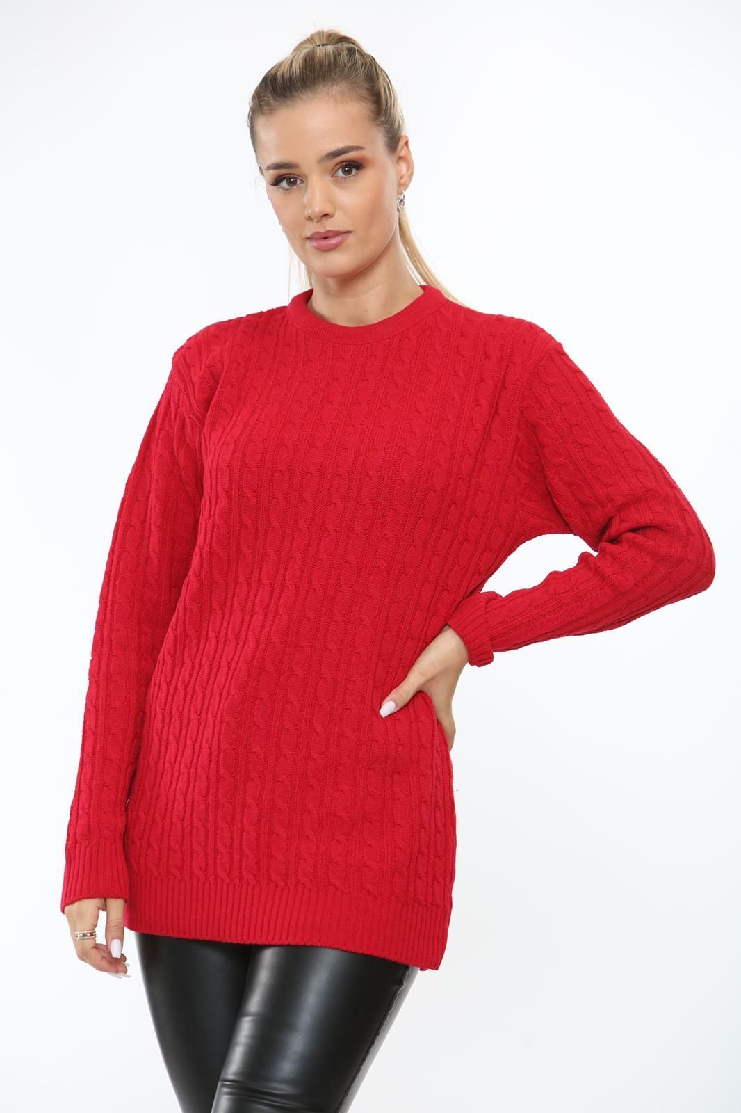 Cream Cable Knit Top Jumper Sweater For Women 8-10 - Dropwear