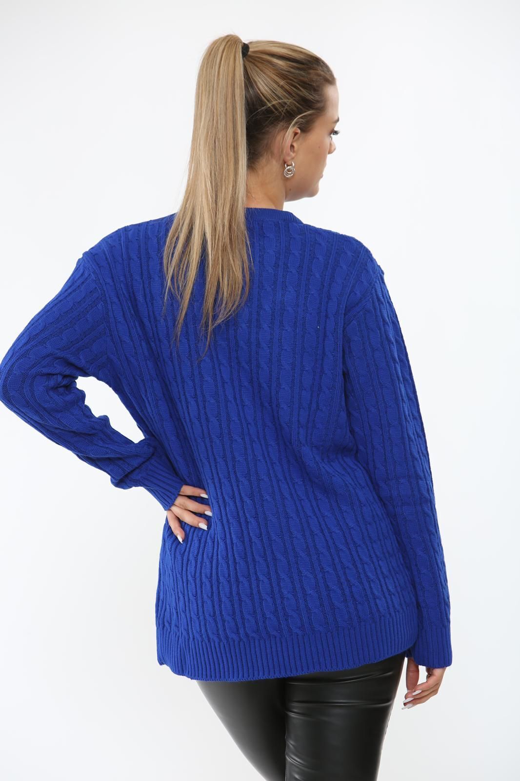 Cable Knit Top Jumper Sweater For Women  - Dropwear
