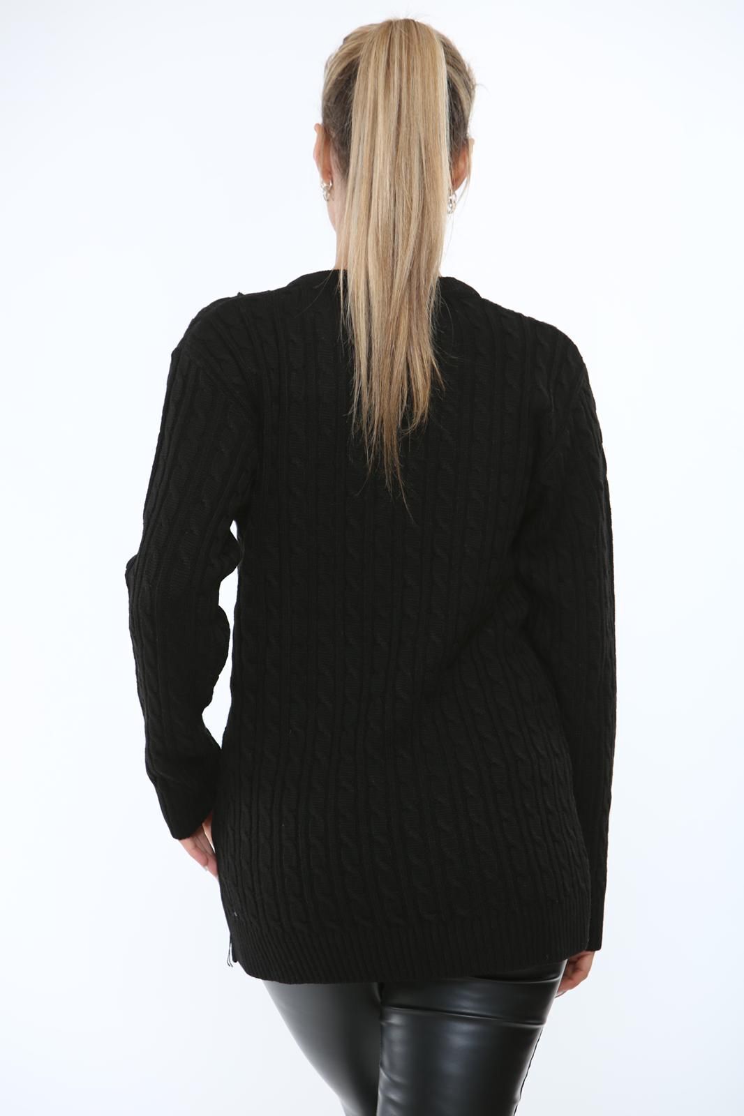 Purple Cable Knit Top Jumper Sweater For Women 12-14 - Dropwear