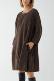 Baby Corduroy Pocket Dress For Women  - Dropwear