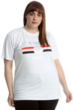 Black Amour Paris Print Baggy Short Sleeve T-Shirt For Women 20 - Dropwear