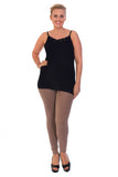 Blue Plus Size Plain Long Leggings For Women 20-22 - Dropwear