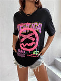 Black Identical Black T-Shirt For Women 20-22 - Dropwear