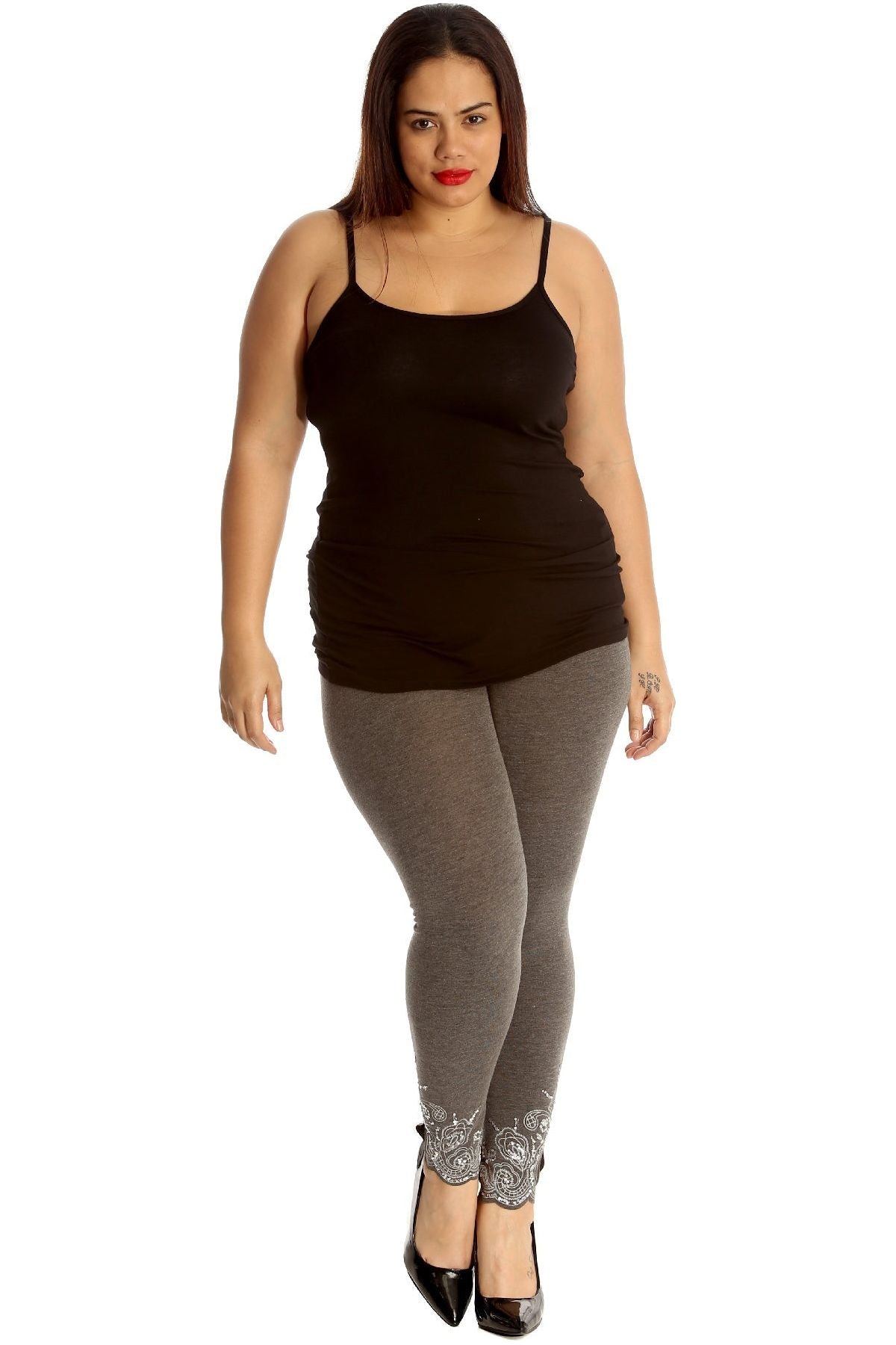 Sequin Stretch Leggings For Women  - Dropwear