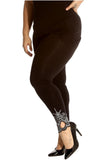 Sequin Stretch Leggings For Women  - Dropwear