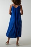 Jade Crochet Sleeve Scoop Neck Midi Dress For Women ONE SIZE - Dropwear