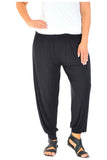 Mustard Plus Size Harem Trousers Full Length For Women 24-26 - Dropwear