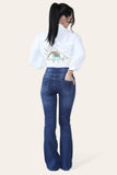 Oversized Long Sleeve Gold Sequin Eye ButtonÂ UpÂ Shirt For Women  - Dropwear