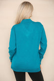 Black V Neck Cable Knitted Jumper For Women 18 - Dropwear