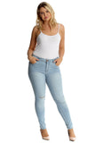 Black Straight Leg Ripped Jeans For Women 24 - Dropwear