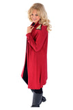 Green Plus Size Long Sleeve Spike Maxi Cardigan For Women 24-26 - Dropwear