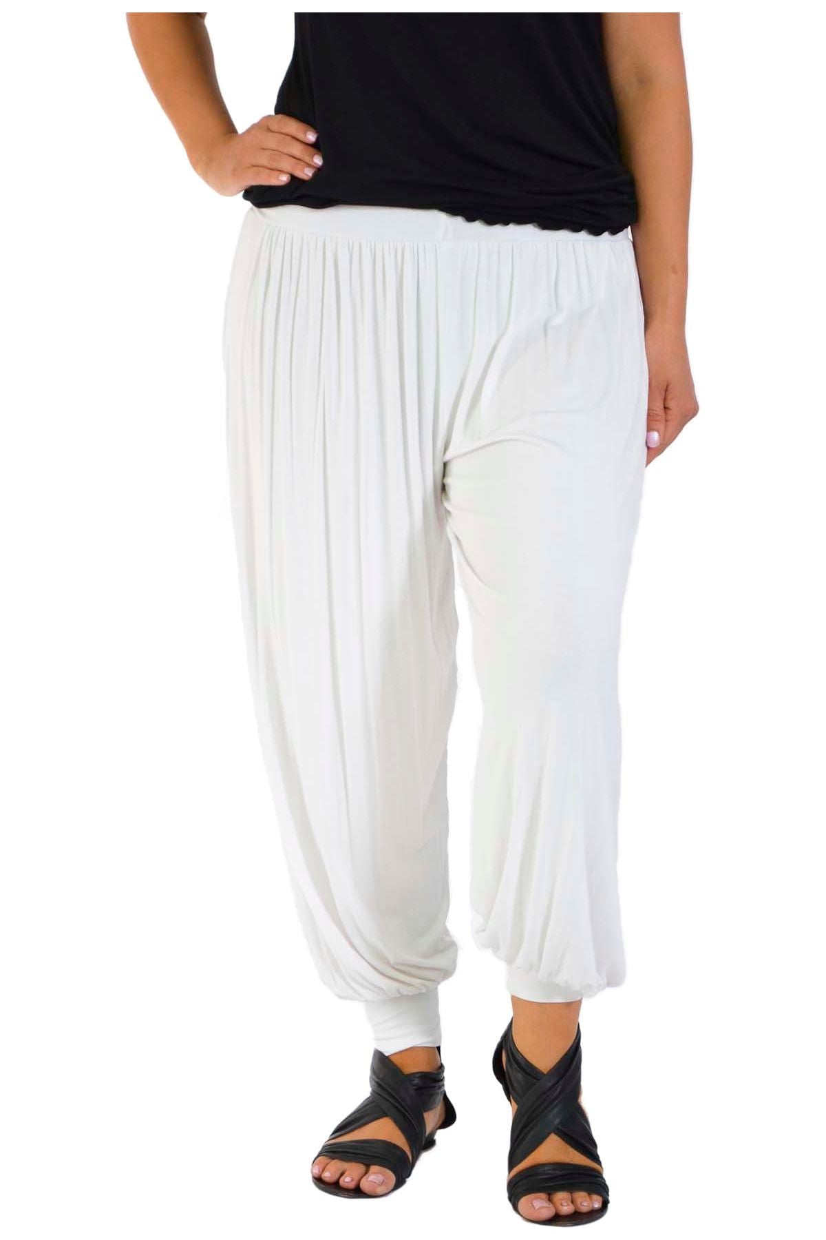Plus Size Harem Trousers Full Length For Women  - Dropwear
