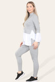 Ribbed Lounge Wear Flared Shirt and Leggings Co-Ord Set For Women  - Dropwear