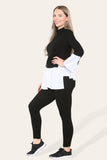 Ribbed Lounge Wear Flared Shirt and Leggings Co-Ord Set For Women  - Dropwear