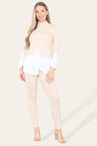 Ribbed Lounge Wear Flared Shirt and Leggings Co-Ord Set For Women  - Dropwear