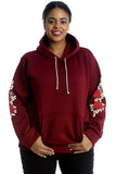 Light Grey Embroidered Pouch Pocket Sweatshirt For Women 16-18 - Dropwear