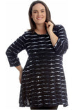 Silver Lurex Sparkle Sequin Flared Swing Dress For Women 16 - Dropwear