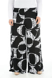 Letters Plus Size Letters Print Palazzo Trouser For Women 16-18 - Dropwear