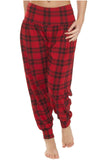 Red Tartan Red Tartan Print Harem Trouser For Women 8-10 - Dropwear