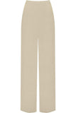 Red Wide Leg Flared Plain Palazzo Trouser For Women 12-14 - Dropwear